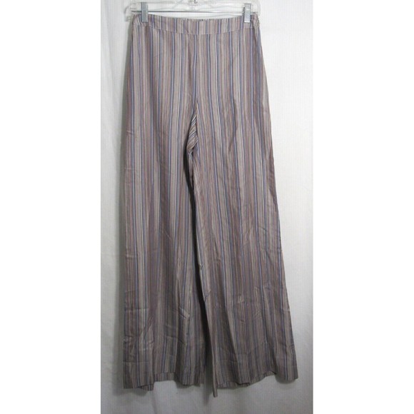 Samsoe Samsoe Multicolored Striped Wide Leg Elina Trousers Pants Size XS NWOT - Picture 2 of 6